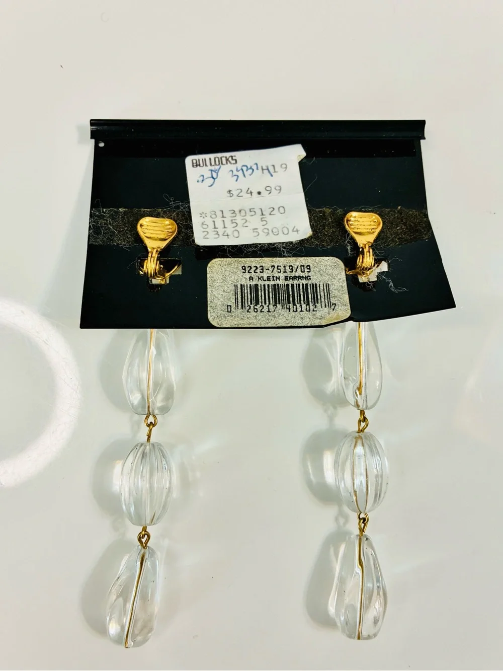 Anne Klein Couture clip earrings